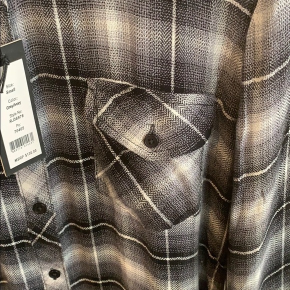 Romeo & Juliet Couture Plaid Shirt NWT - Picture 4 of 5